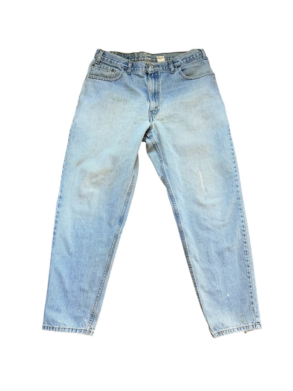 Vintage 90s Levis 560 Thrashed Distressed Jeans 36x32 Made in Canada Grunge